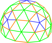 dome grid colored
